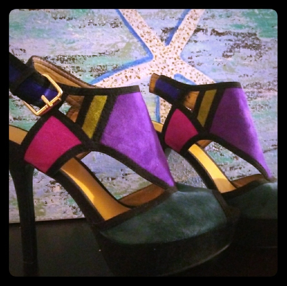 Nine West Art Deco high heels size 7